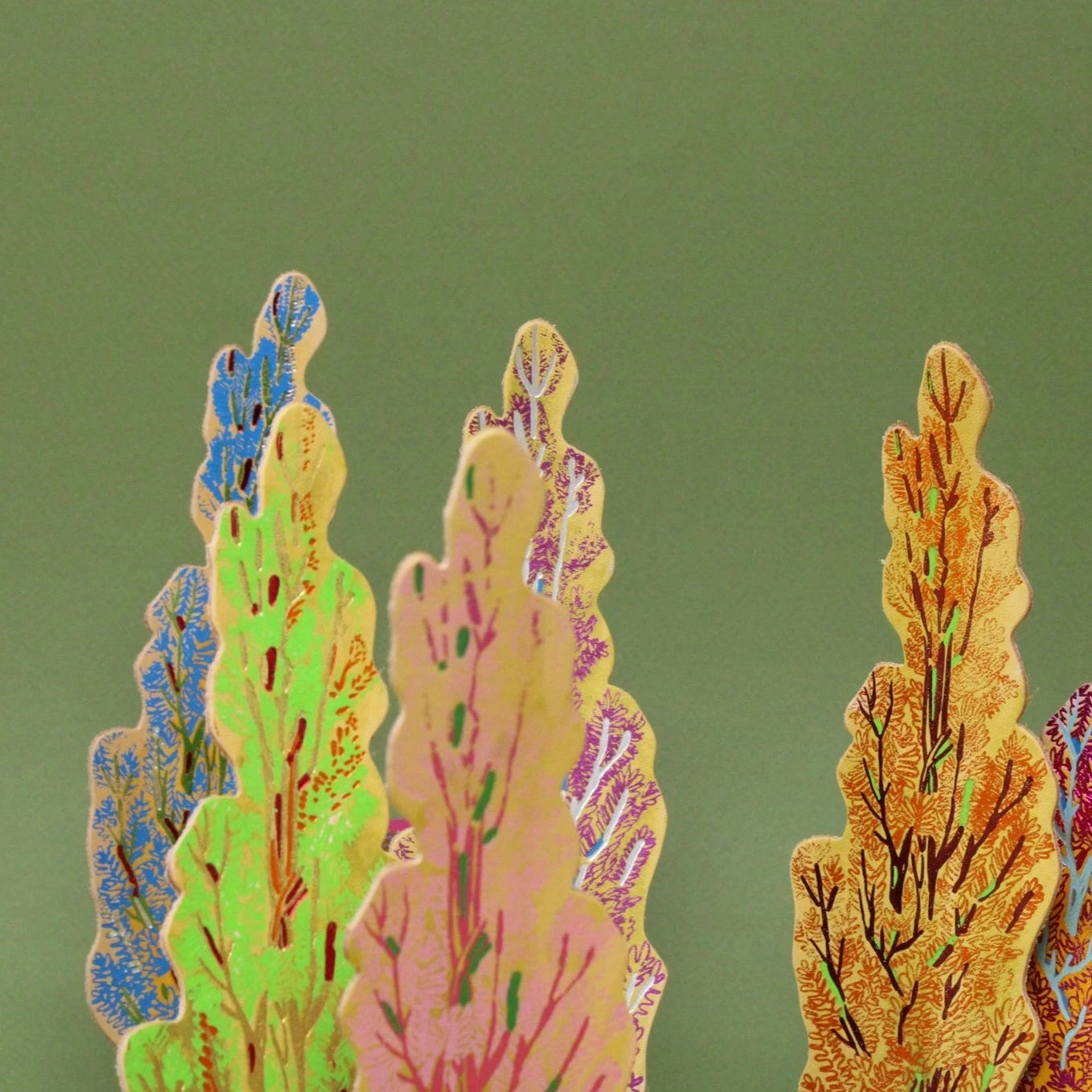 Tree Hugger Leder Lesezeichen