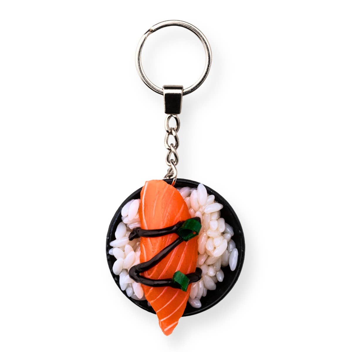 Keychain Salmon Sashimi Rice Bowl