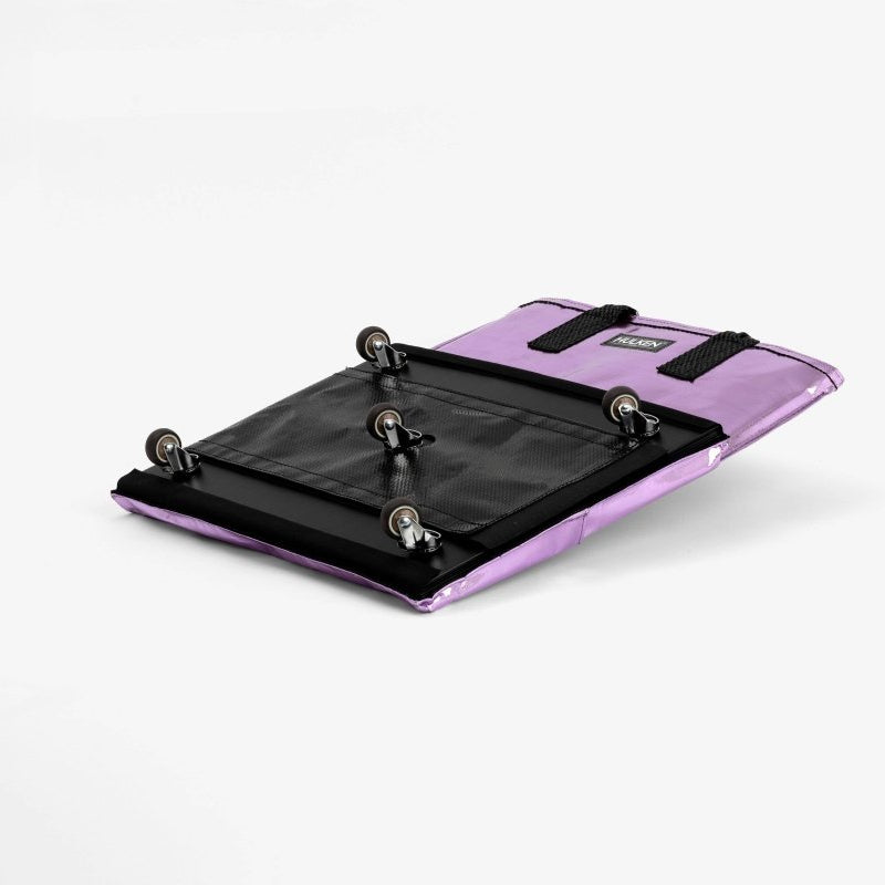 Large Hulken Bag in lilac color, featuring a spacious design with sturdy handles and a soft fabric texture.
