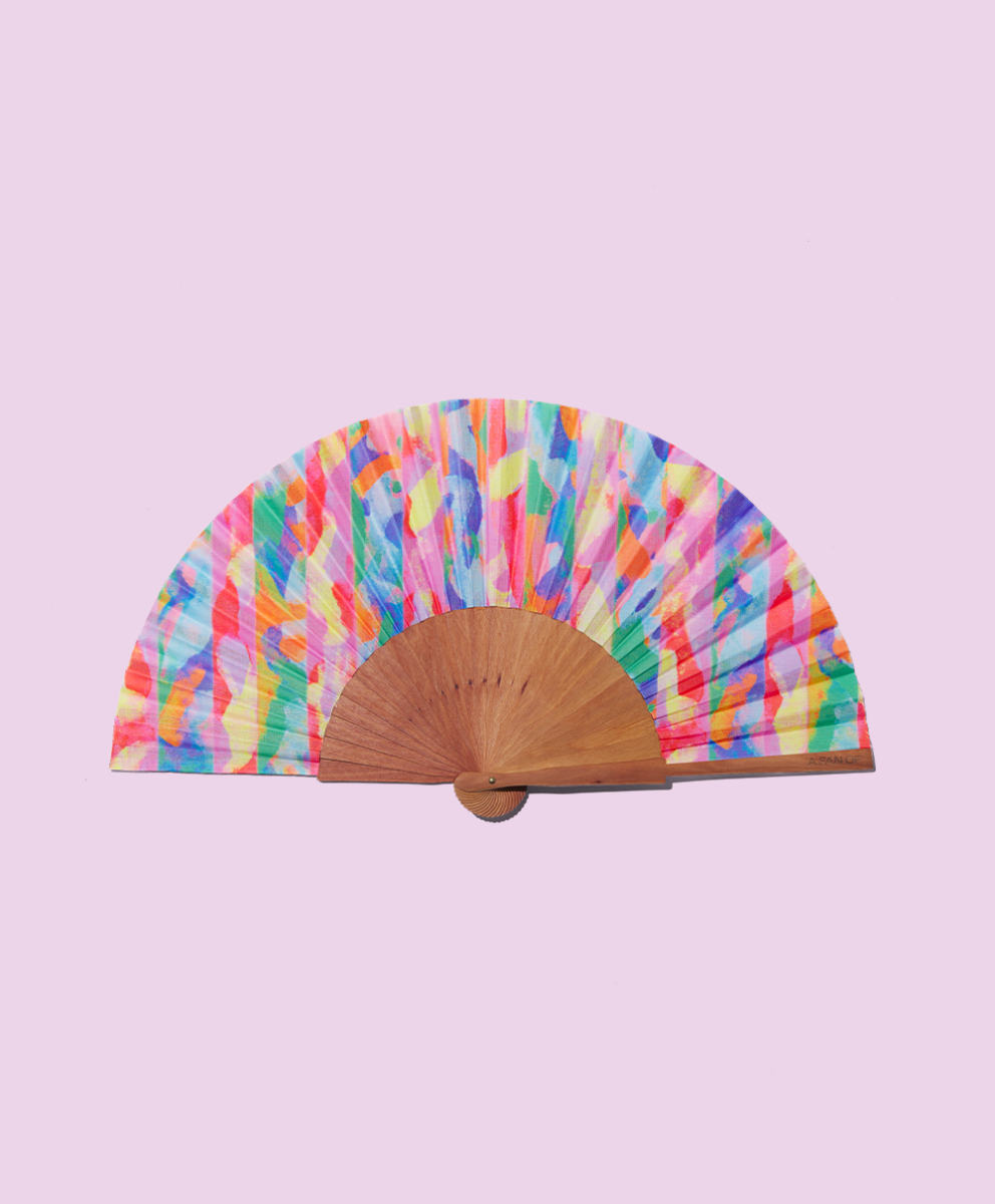Chromatic Collage Fan