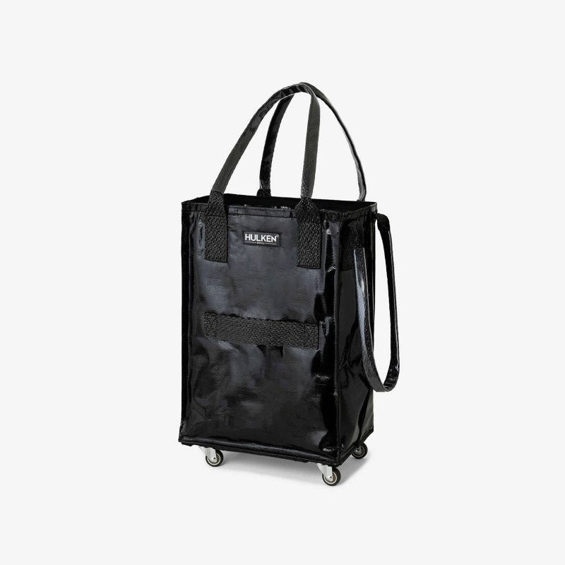 Black Hulken Small Bag with adjustable strap and compact design, perfect for everyday use.