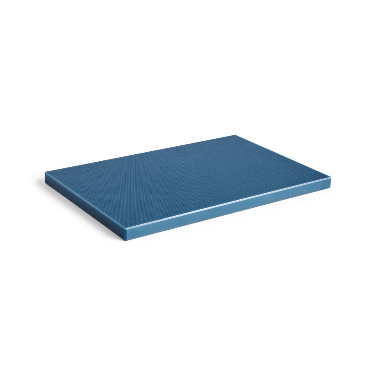 Large HAY kitchen chopping board in dark blue, made of durable material, ideal for food prep and slicing.