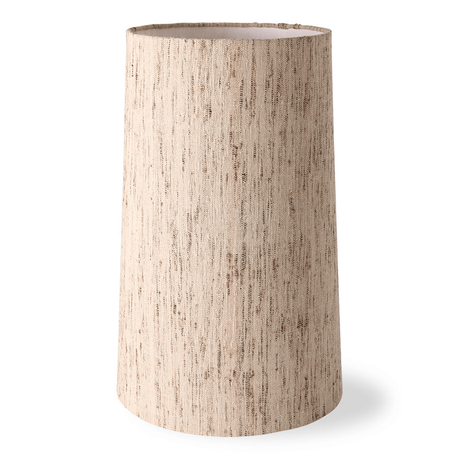 Cone Lamp Shade silk, Natural, Ø36cm x h58cm