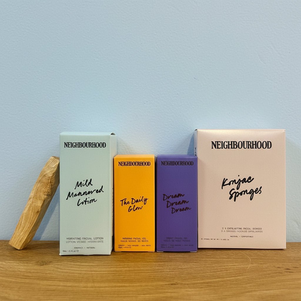 Hallesches Haus Mum's Morning to Midnight Skincare Gift Set with various skincare products in elegant packaging.