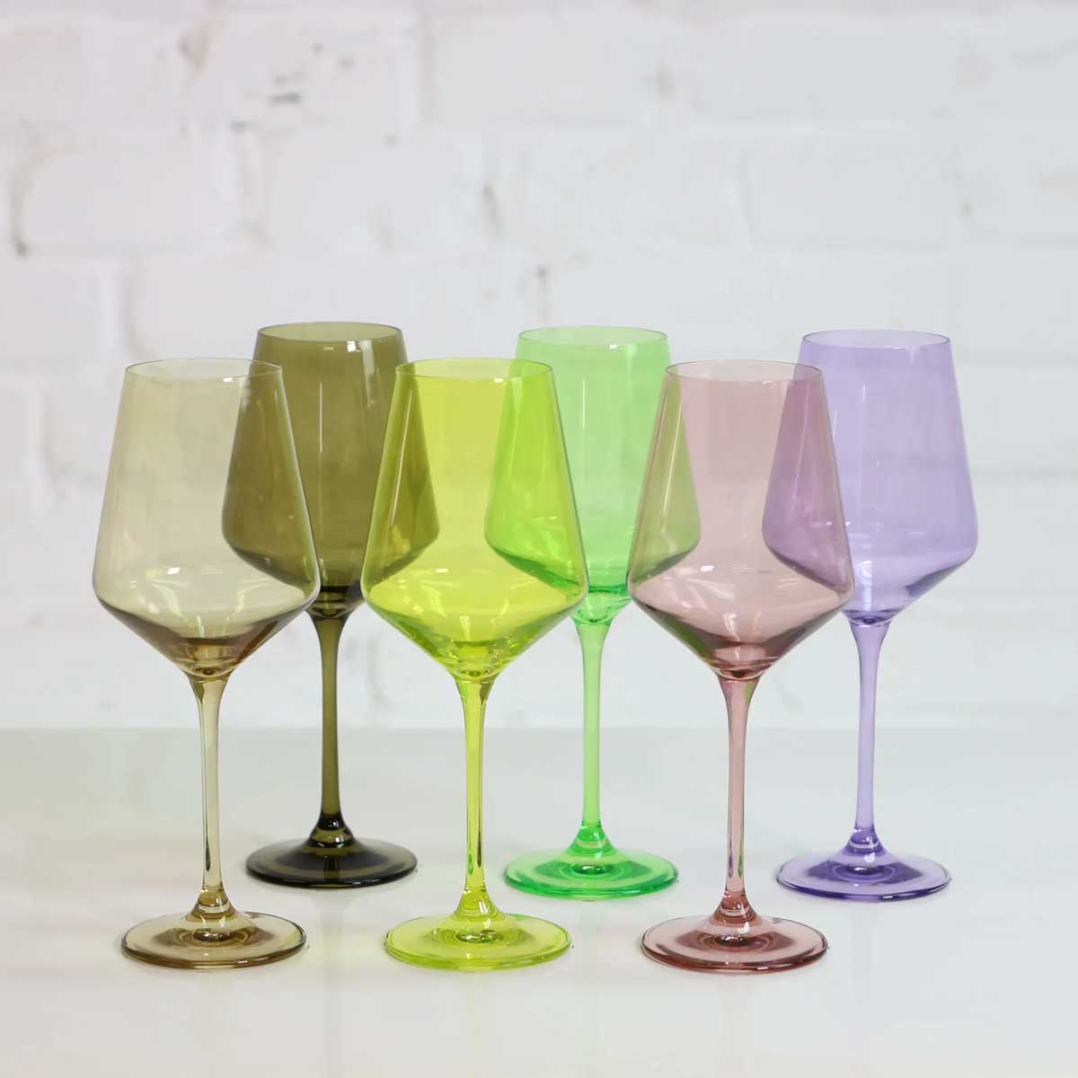 Farbige Weingläser, 6er Kombination - Heirloom Collection