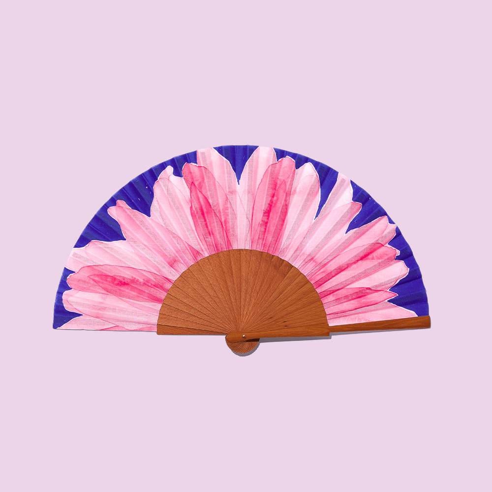 Pink Power Fan 100 % handgemacht in Spanien
