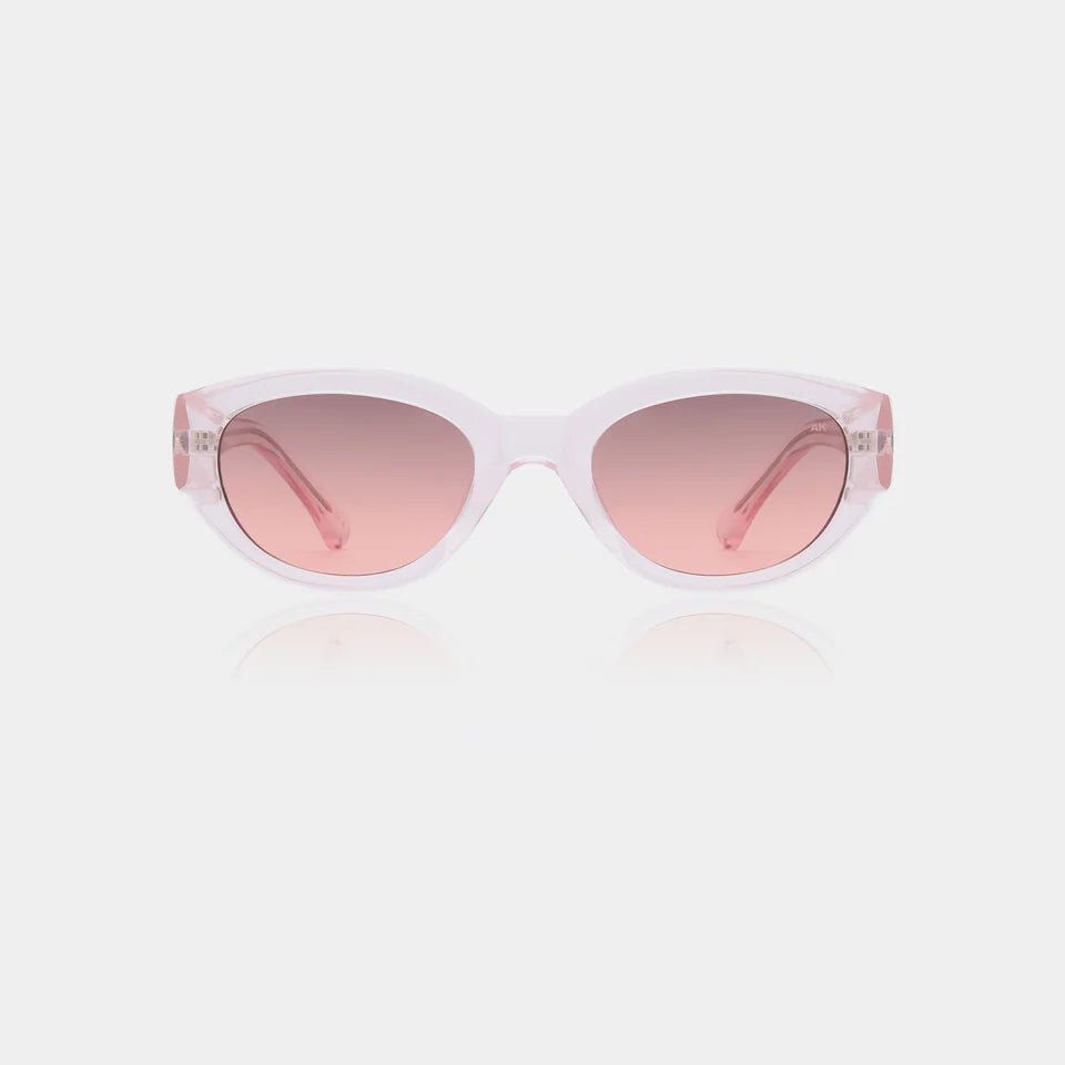 A. Kjaerbede Winnie sunglasses with round frames and dark lenses, stylish and lightweight for everyday wear.