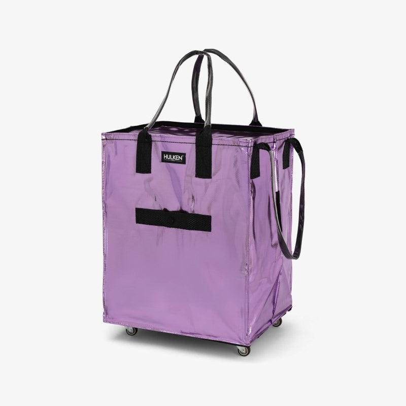 Large Hulken Bag in lilac color with spacious interior and sturdy handles, perfect for everyday use.