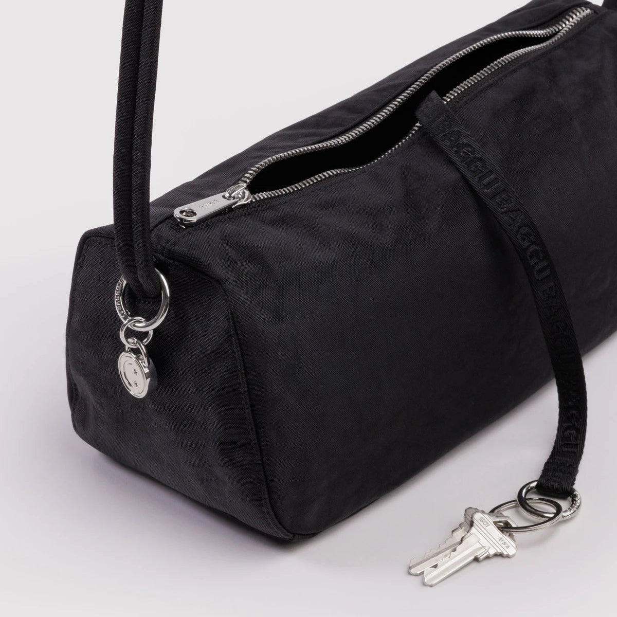 Nylon Loaf Bag by Baggu, lightweight and durable with a sleek design, shown in a neutral color on a plain background.