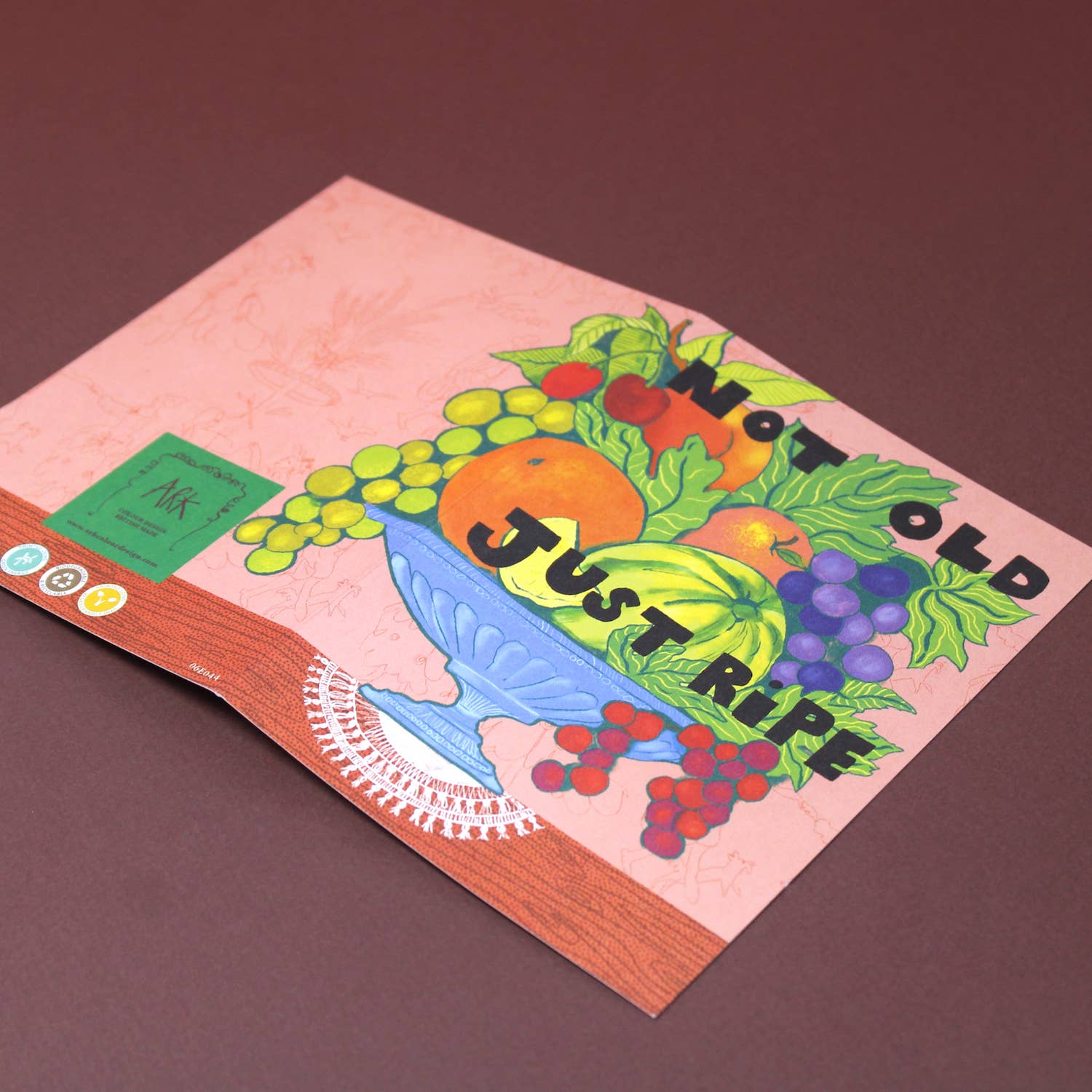 Not Old Just Ripe A6 Greetings Card