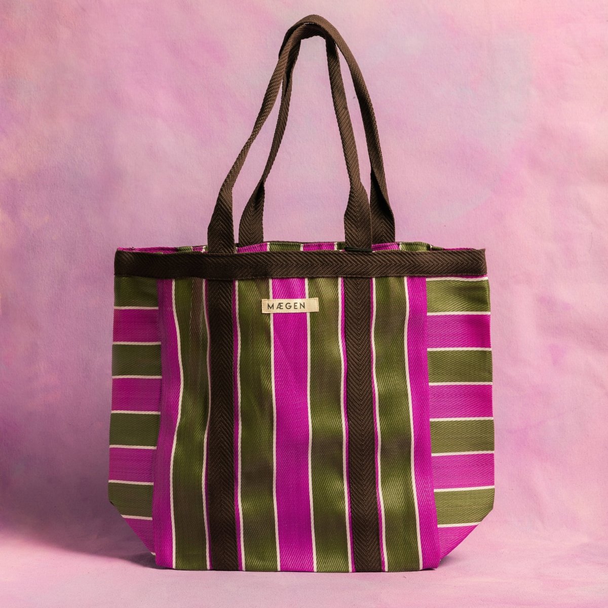 Everywhere Bag | Brown/ Olive/ Pink