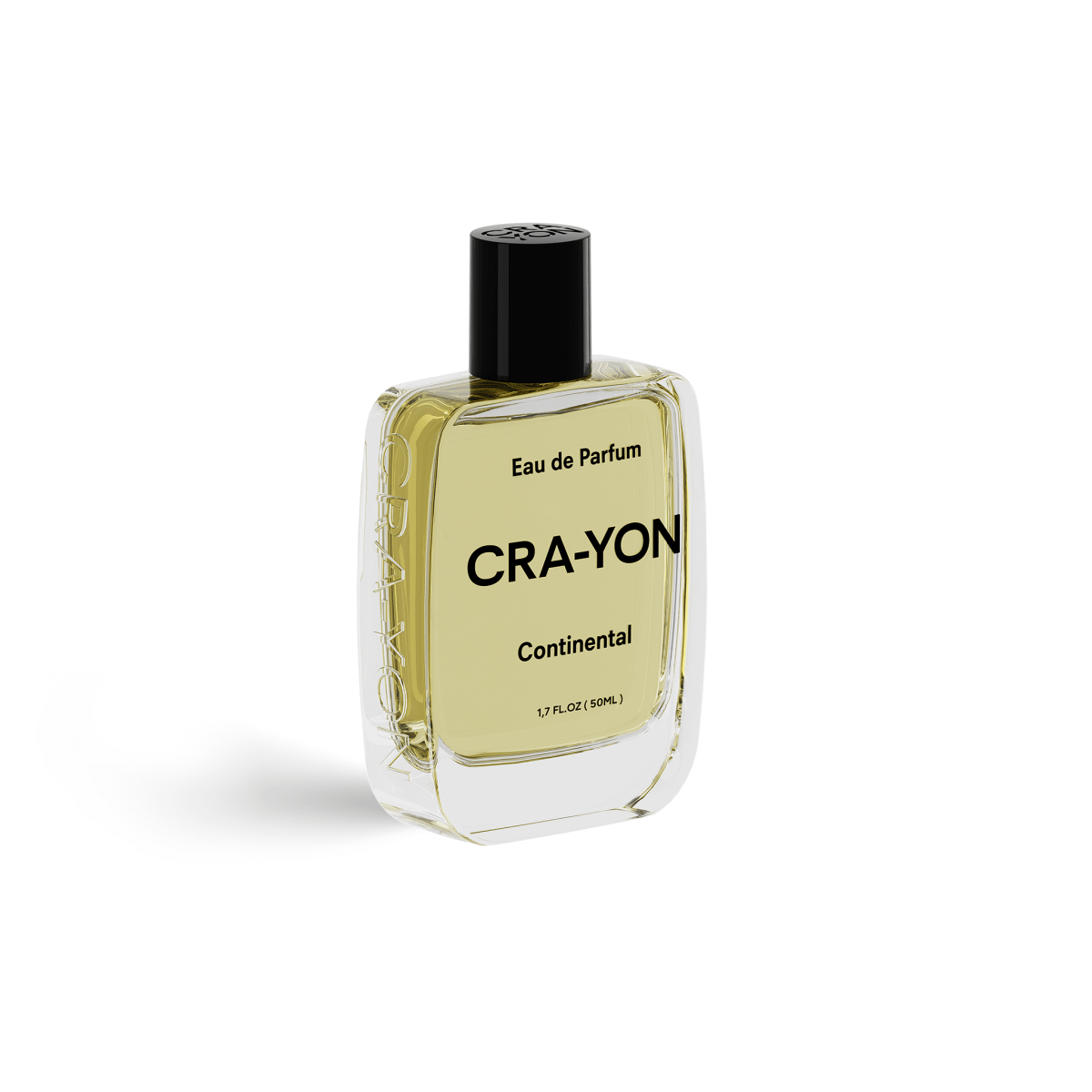 CRA-YON Continental Eau de Parfum 50ml bottle, elegant perfume and cologne with a sleek design and floral fragrance.