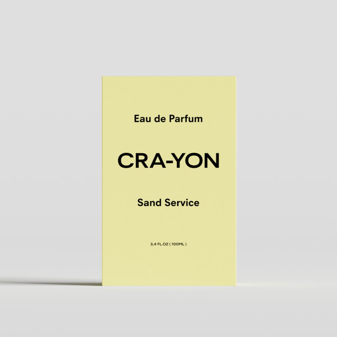 CRA-YON Sand Service Eau de Parfum 100ml bottle, elegant perfume and cologne with a sophisticated scent and sleek packaging.