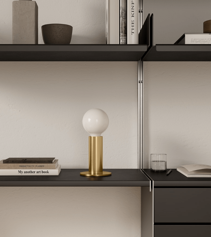 EDGAR Home SOL lamp with 8 different colors, modern table lamp with colorful LED lighting, stylish home décor lighting fixture