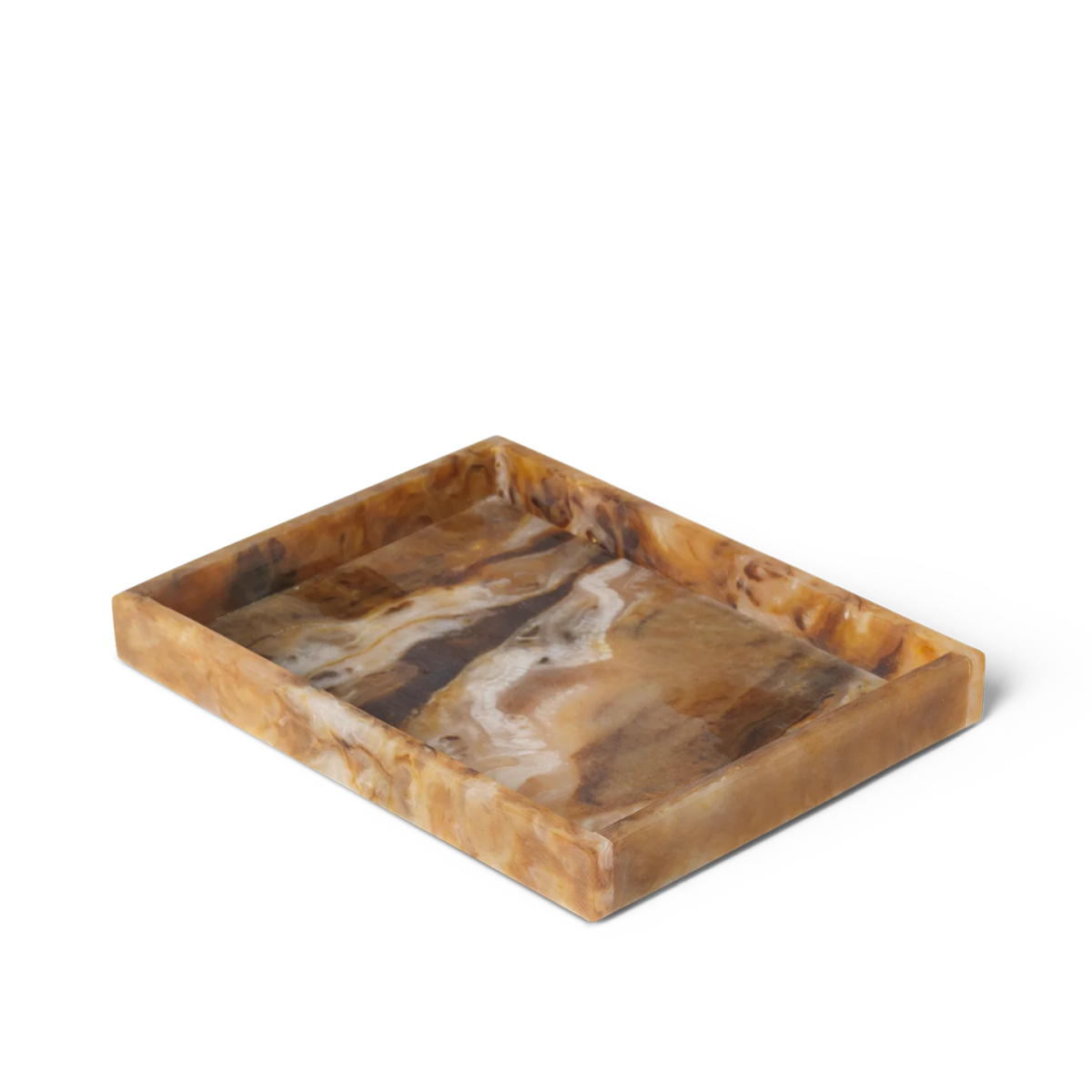 Ferm Living Mist Tray with geometric pattern in neutral tones, ideal for serving or decorative display.