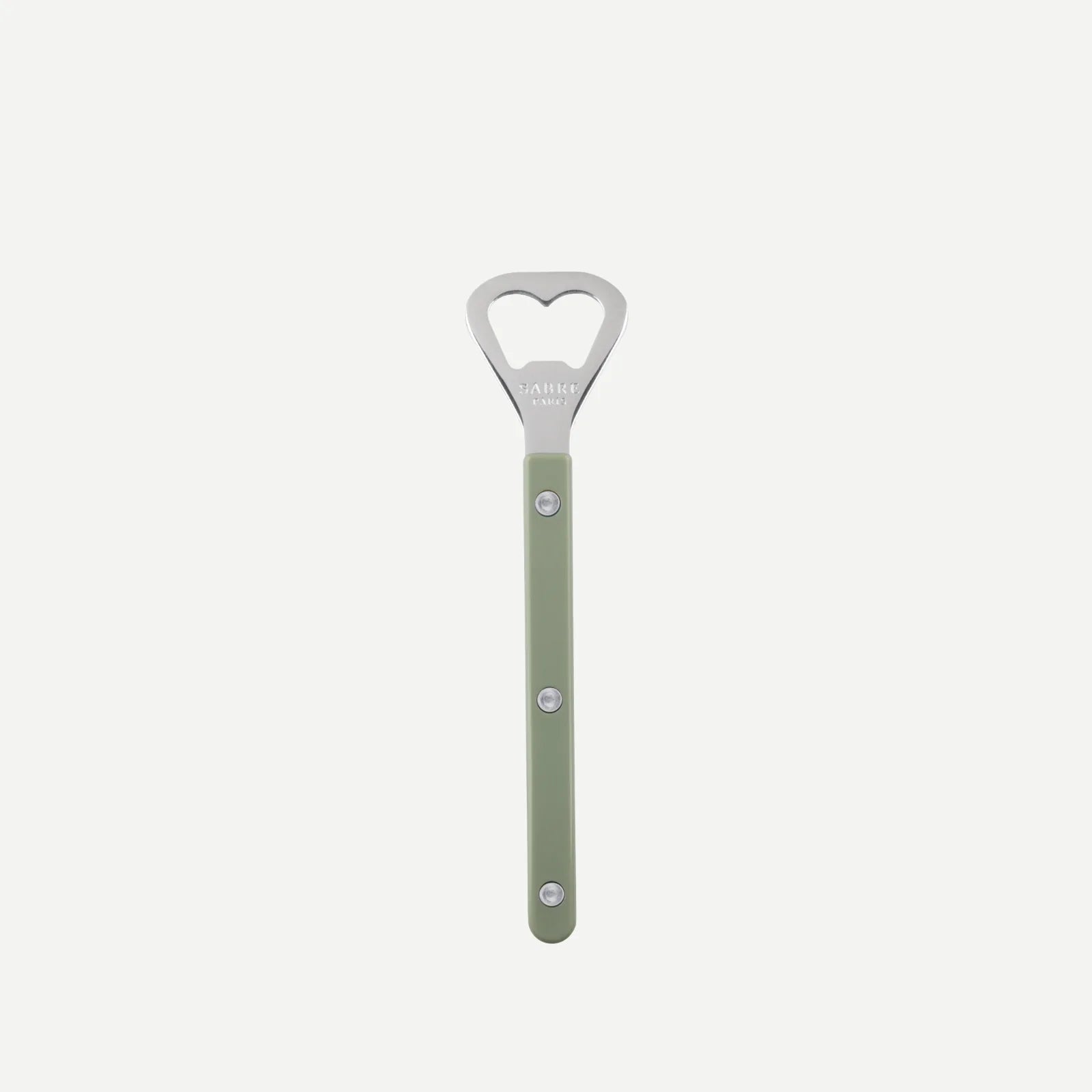 Hallesches Haus bistro style bottle opener with wooden handle and metal opener for easy bottle cap removal