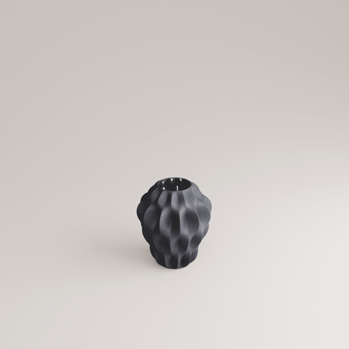 Plissan P Porcelain Vase (h16 cm) - Holaria
