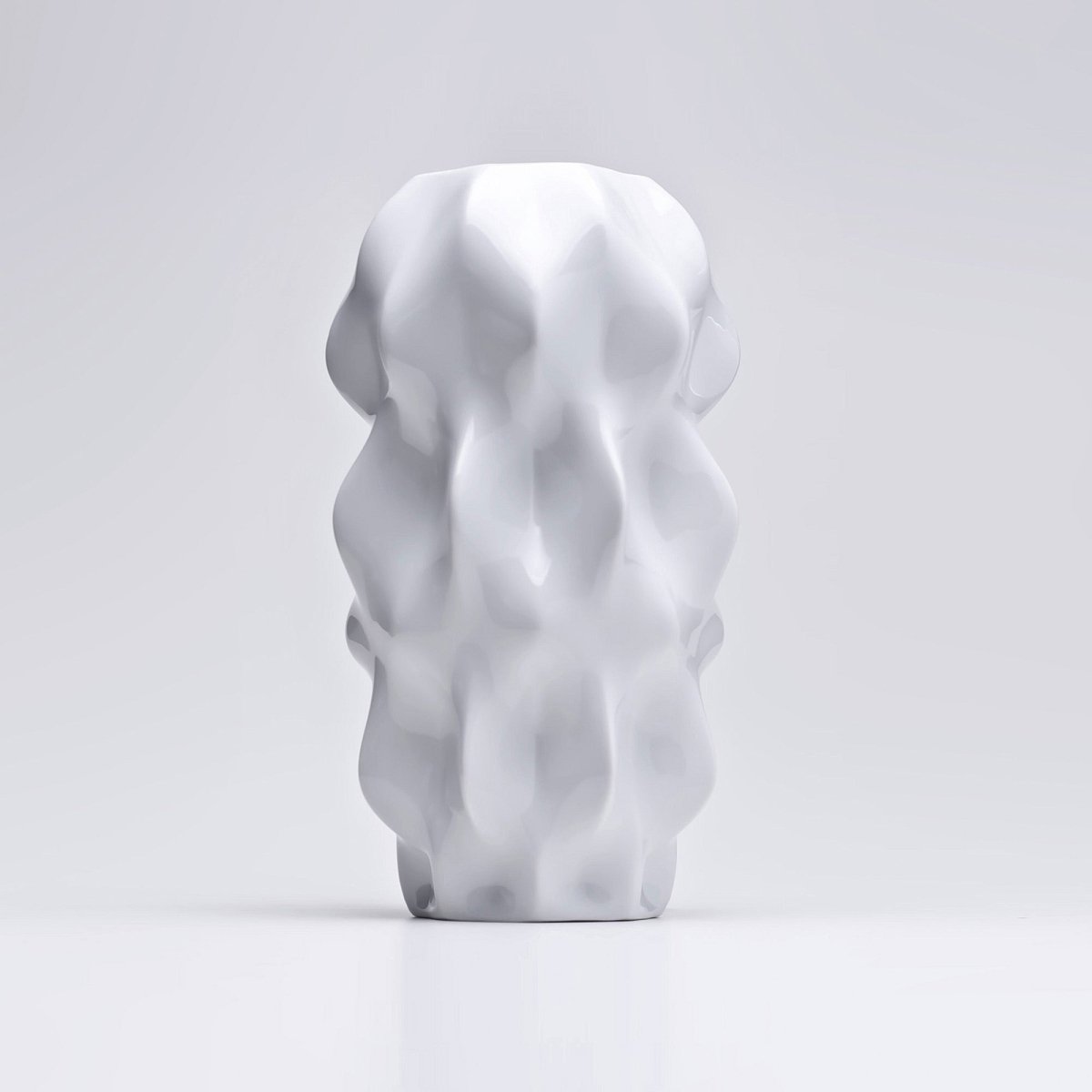 Plissan G Porcelain Vase (h40 cm) - Holaria