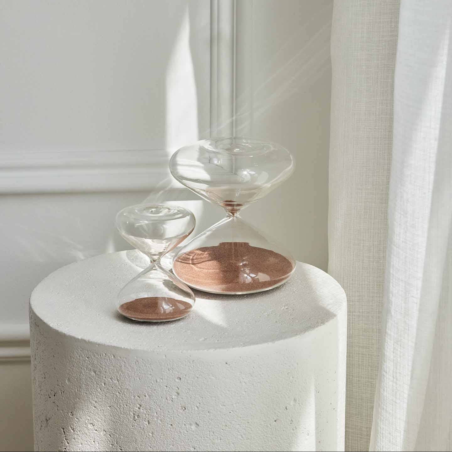 Mindful Focus Sanduhr 30 Minuten, Glas-Sanduhr