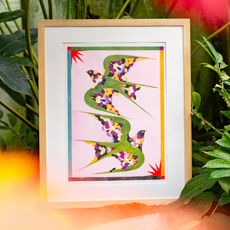 Lou Benesch A3 poster - Dance