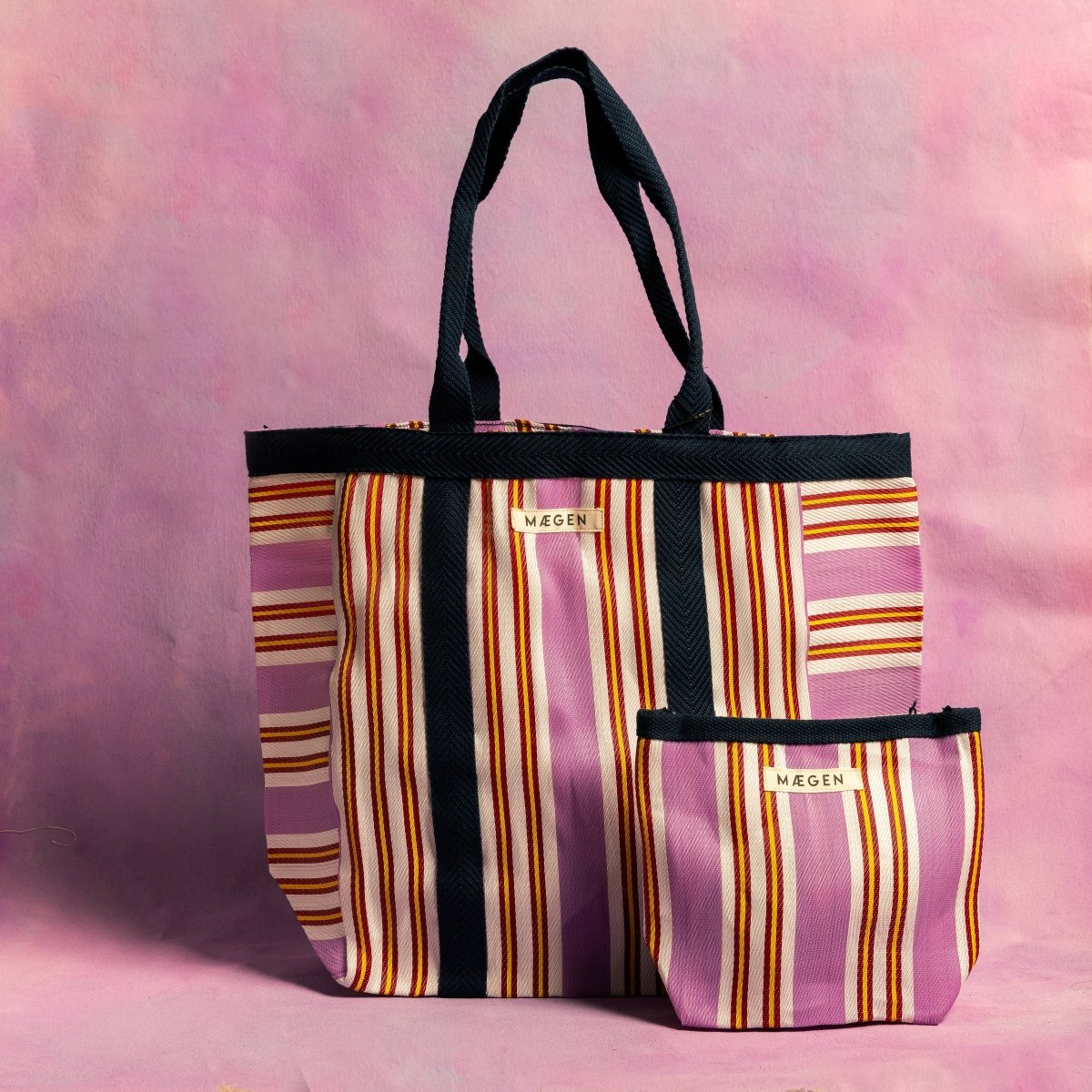 Everywhere Bag | Marineblau/ Rosa/ Rot