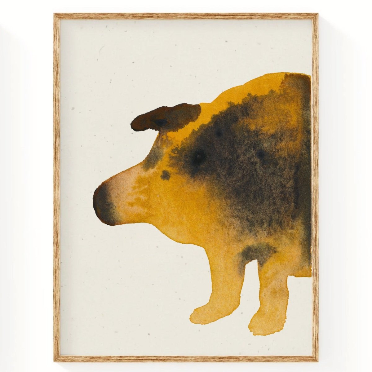 Dog Print by Mess Montage