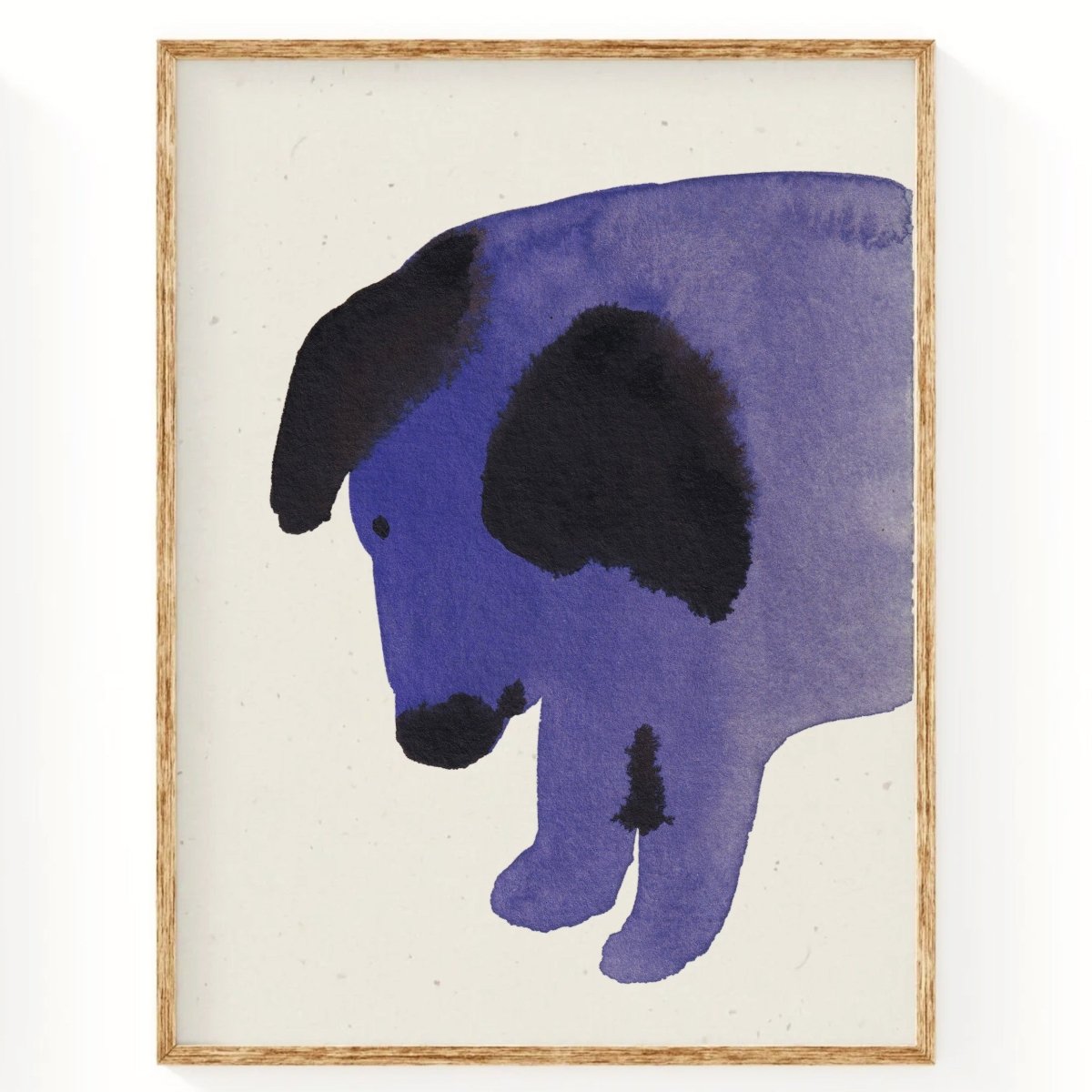 Dog Print by Mess Montage