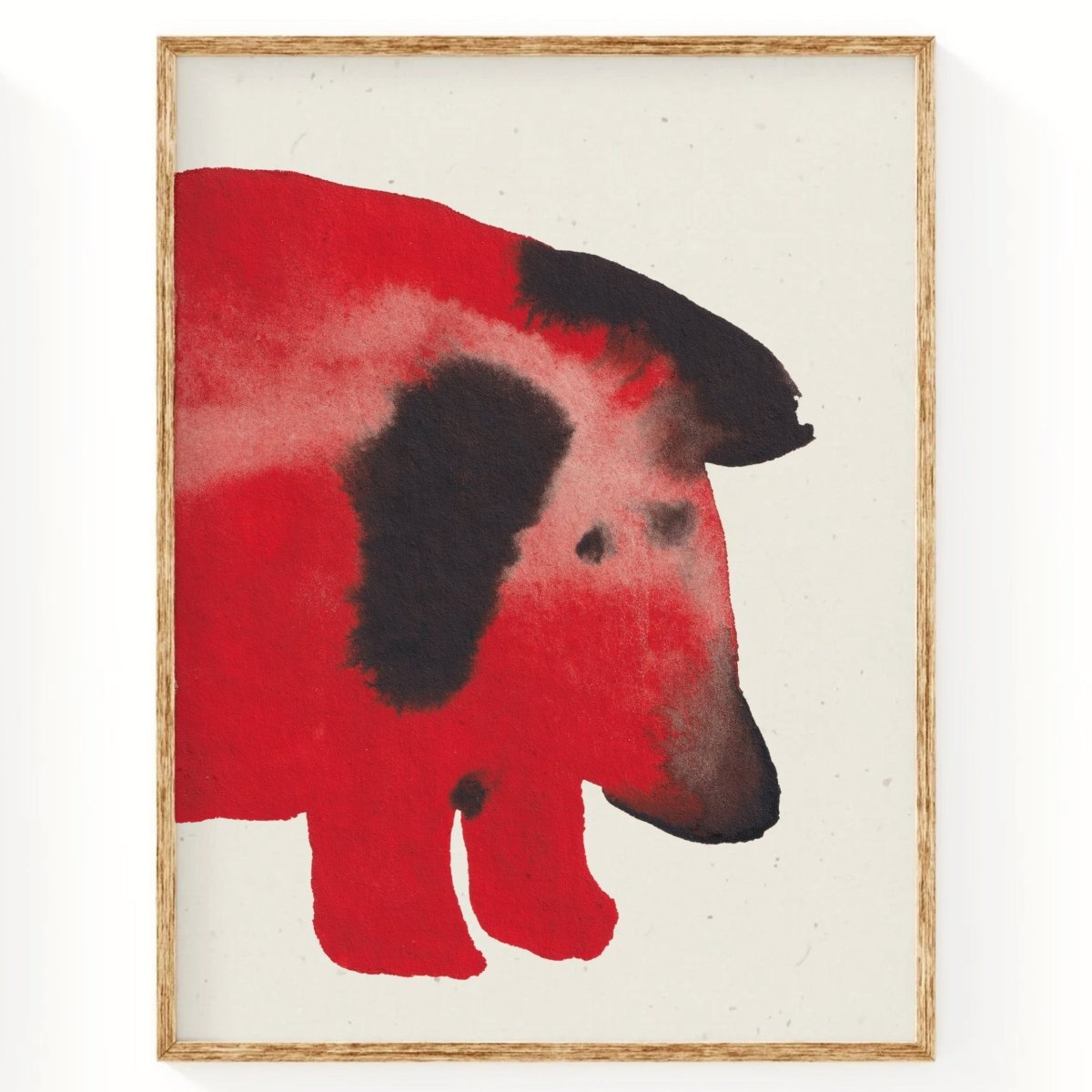 Dog Print by Mess Montage