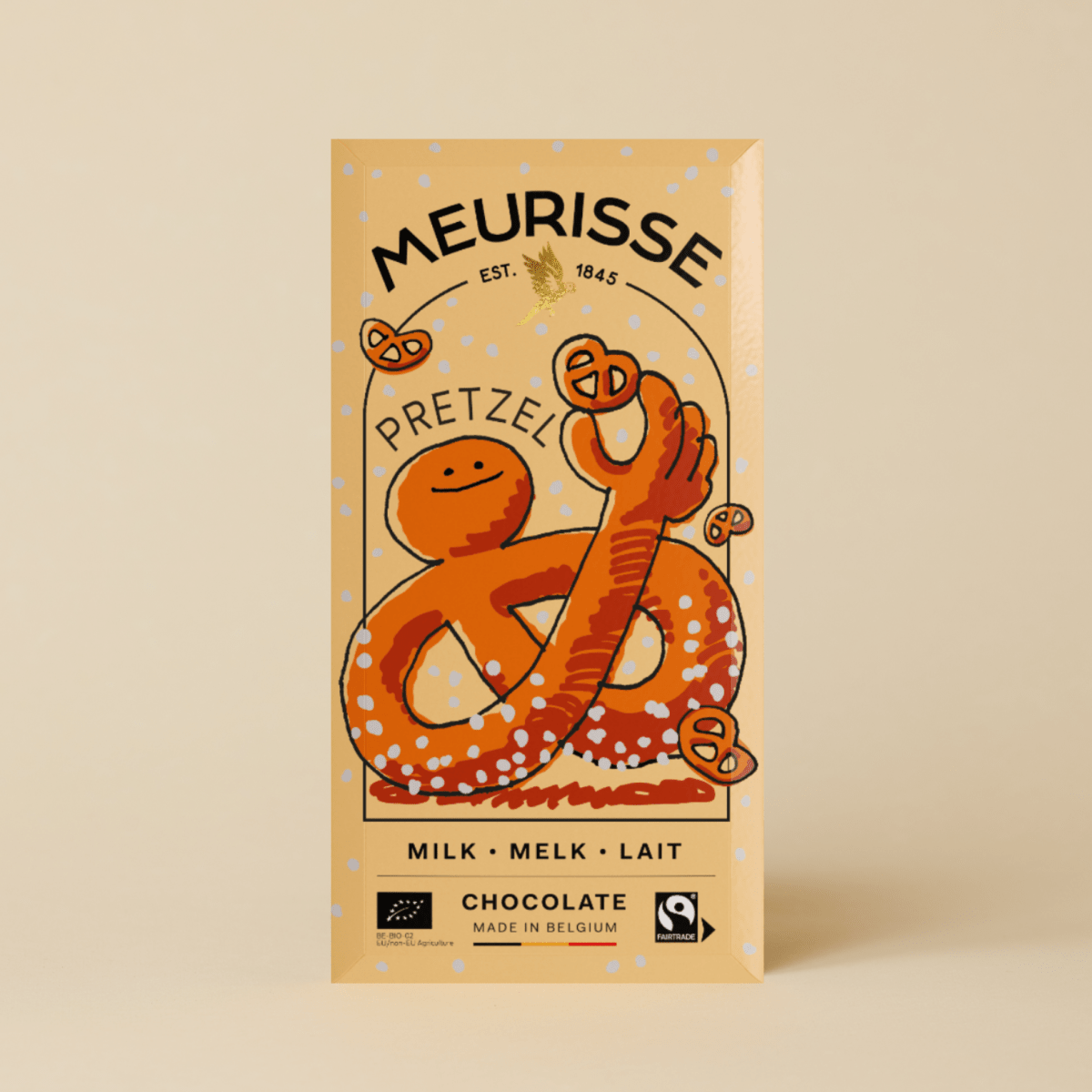 Milk Chocolate with Pretzels (100g)