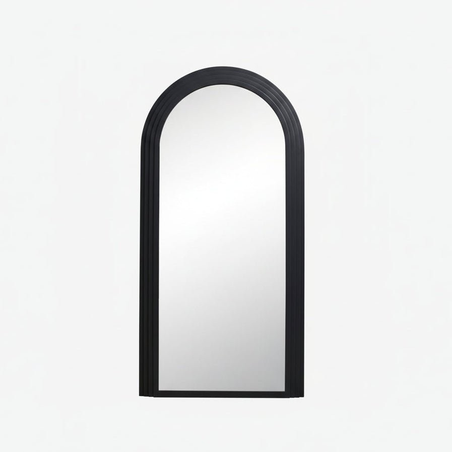 Nordal A/S FALCO mirror in anthracite finish, showcasing a sleek, modern mirror with a minimalist frame for contemporary interior decor.