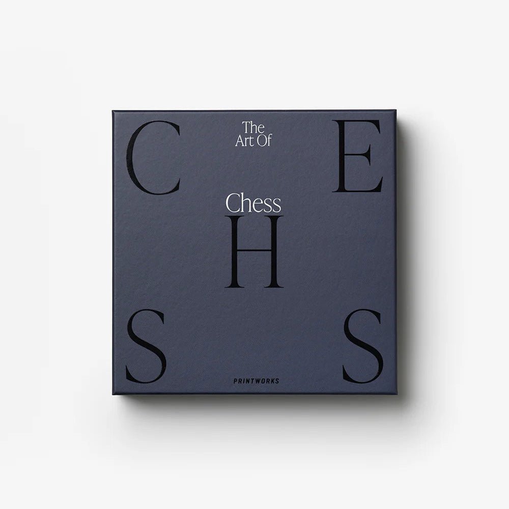 Boardgame titled 'The Art of Chess' on a white background