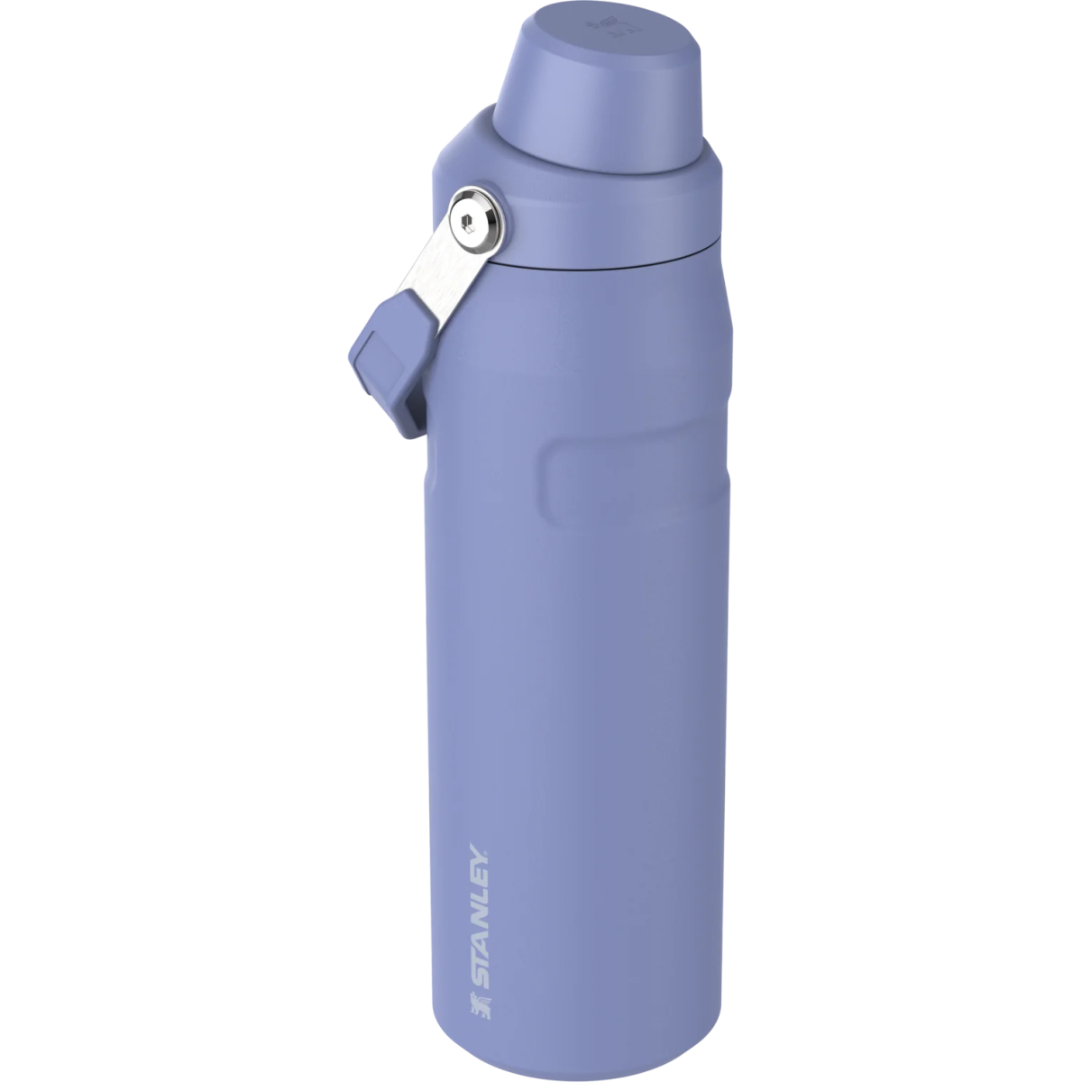 Stanley THE ICEFLOW™ Fast Flow Bottle 0.71L in stainless steel with a sleek design and secure lid for on-the-go hydration.