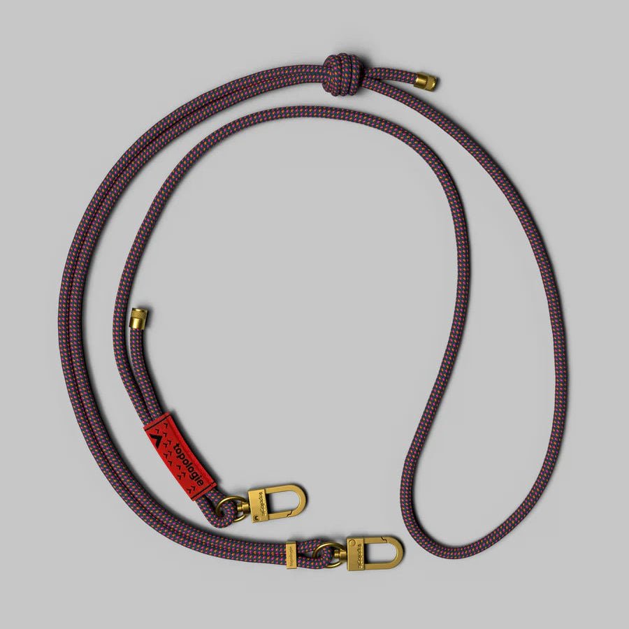 6.0mm rope strap by Topologie, showing a close-up of the durable, braided rope material suitable for accessories or fashion.