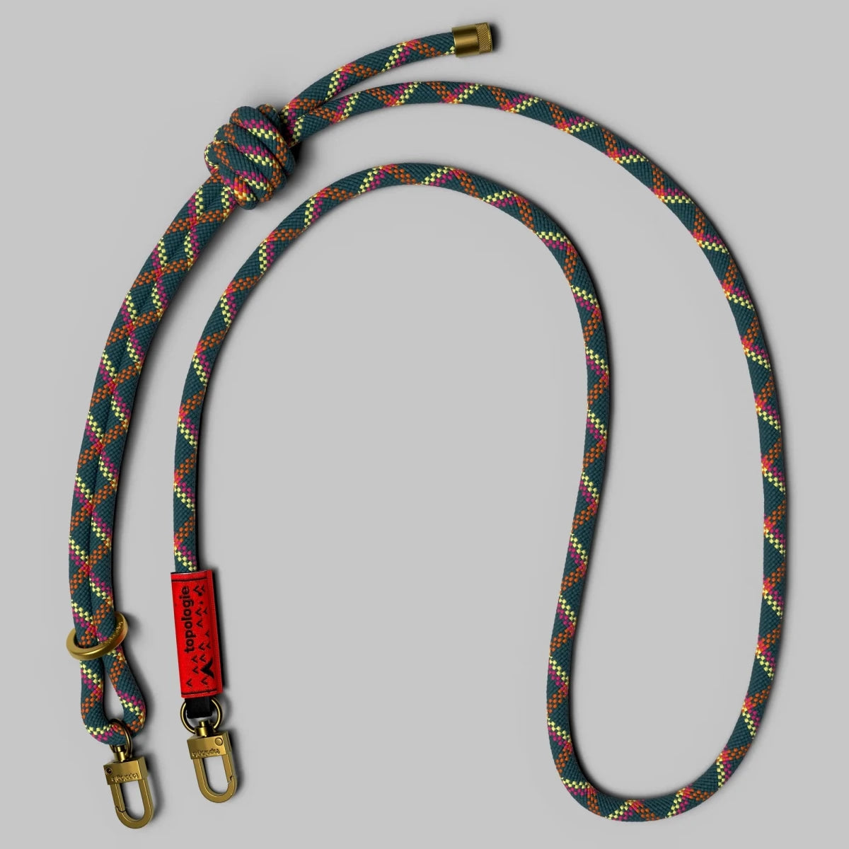 Topologie bag with 8.0mm rope strap in natural fiber, showcasing durable and stylish strap detail on a designer bag.