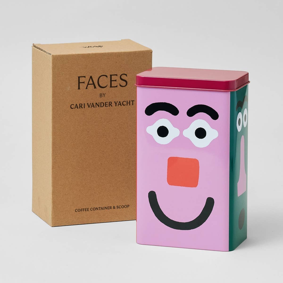 'Faces' Coffee Tin