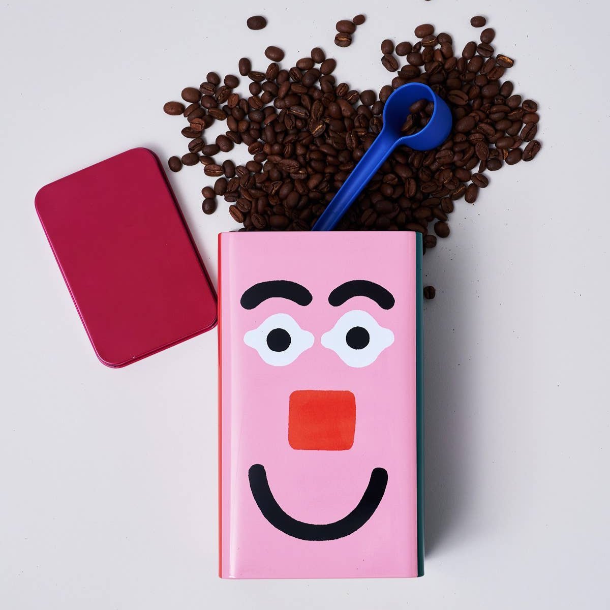 'Faces' Coffee Tin