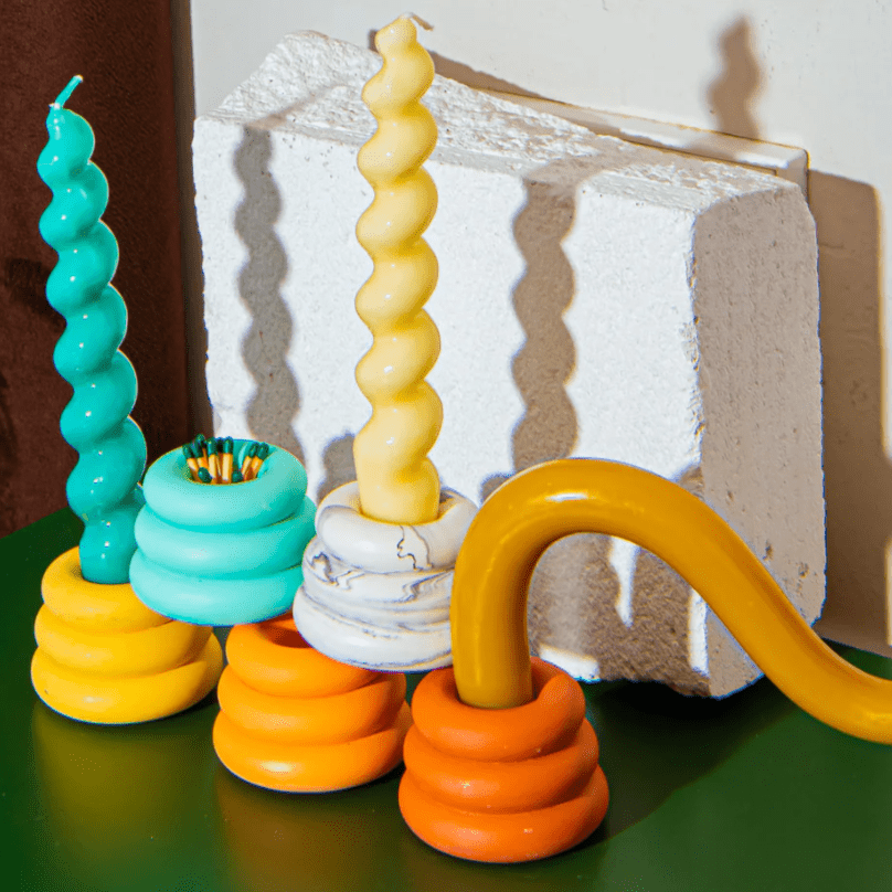 Triple O Kerzenhlater - Blau