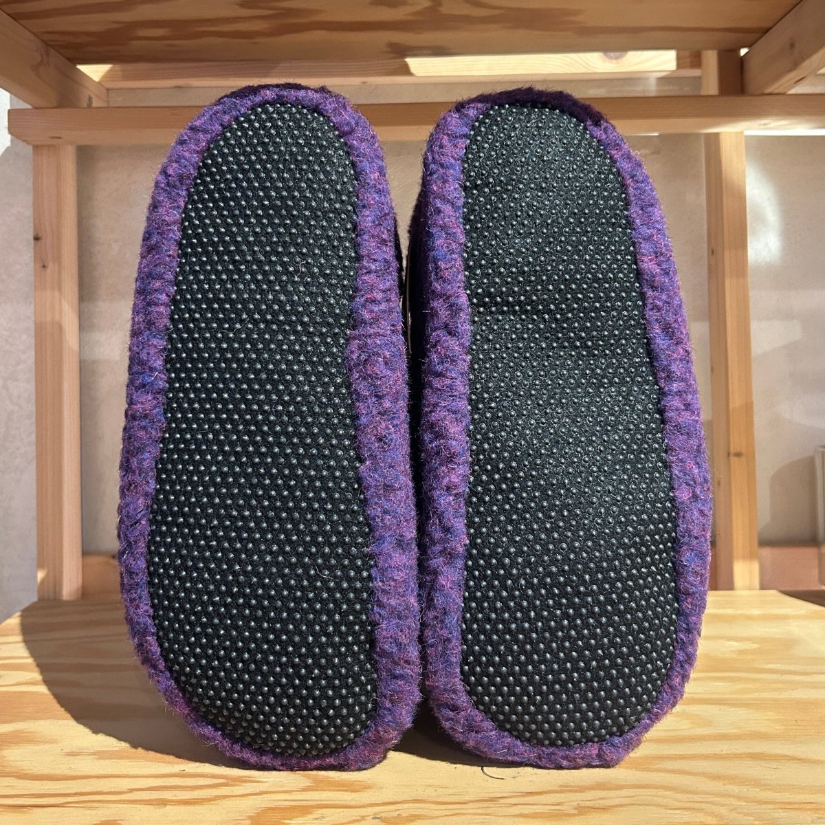 Unisex Wool Slippers - Violet One Tone (45-46/10-11UK)