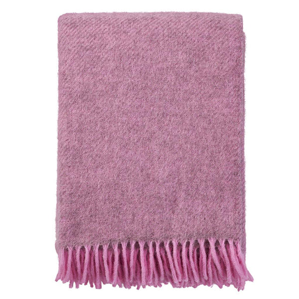 Klippan "Gotland" Decke / Überwurf - Rosa