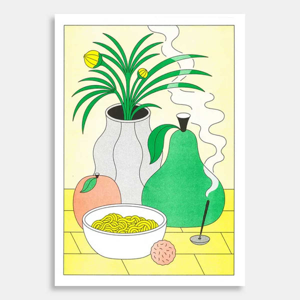 Dominic Kesterton - Kiblind Atelier - Arrangement Risograph Print
