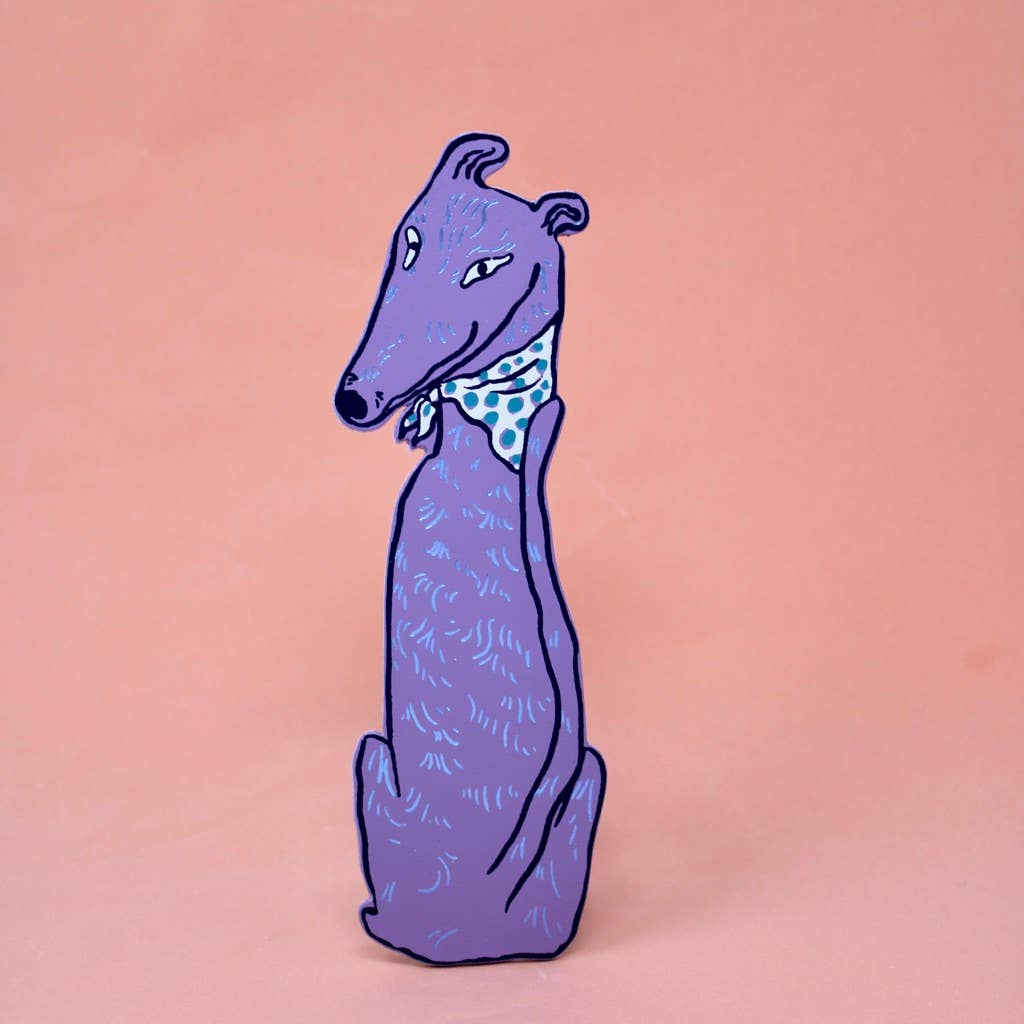 Dog Tails Bookmark: Lilac