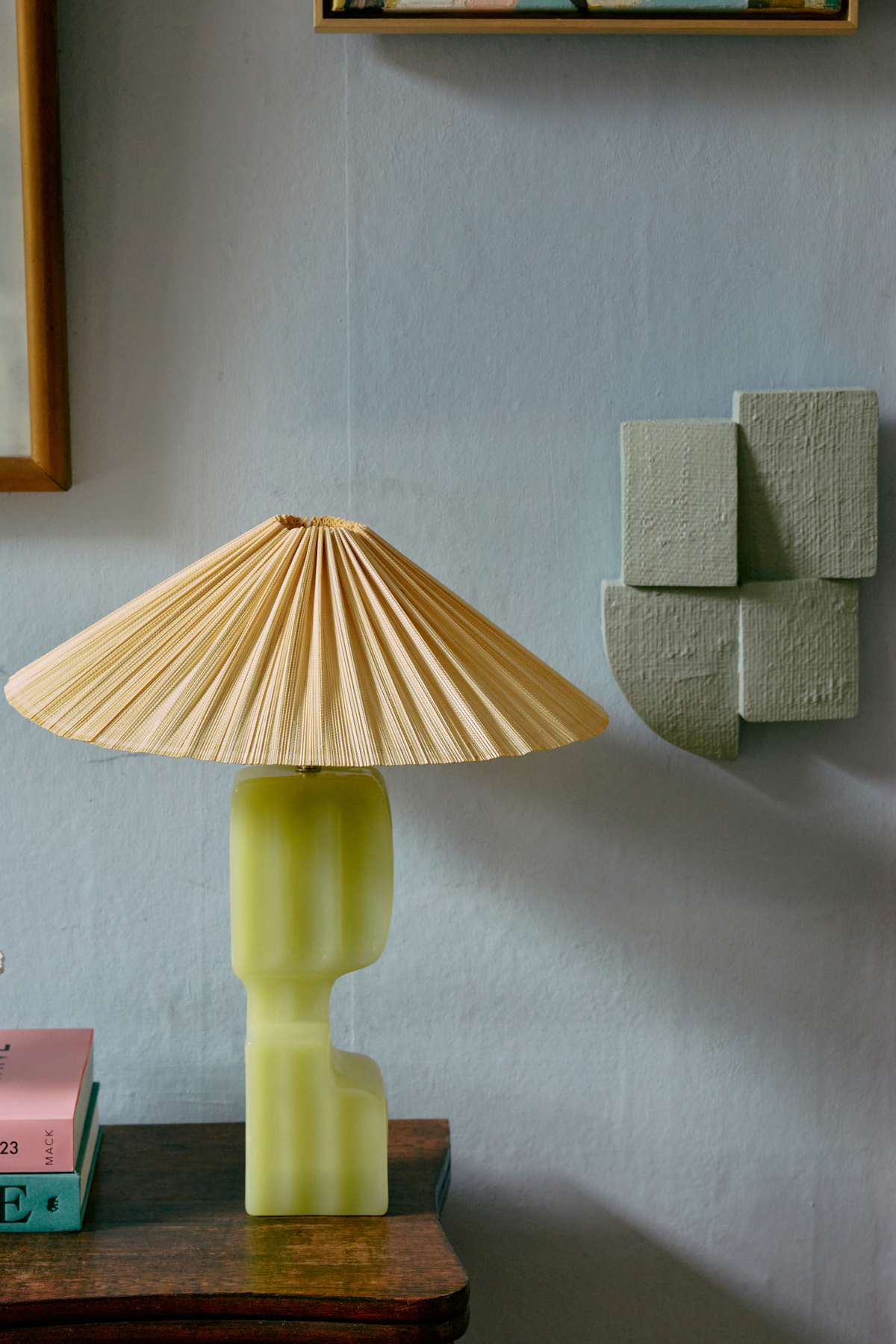 Plisse lamp shade Ivory
