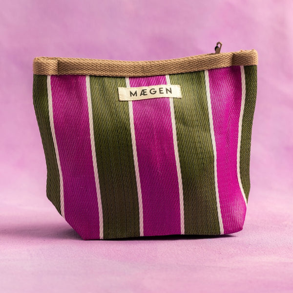 Pouch | Brown/ Olive/ Pink