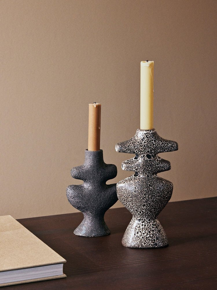 Yara Candle Holder - Small -  Rustic Iron