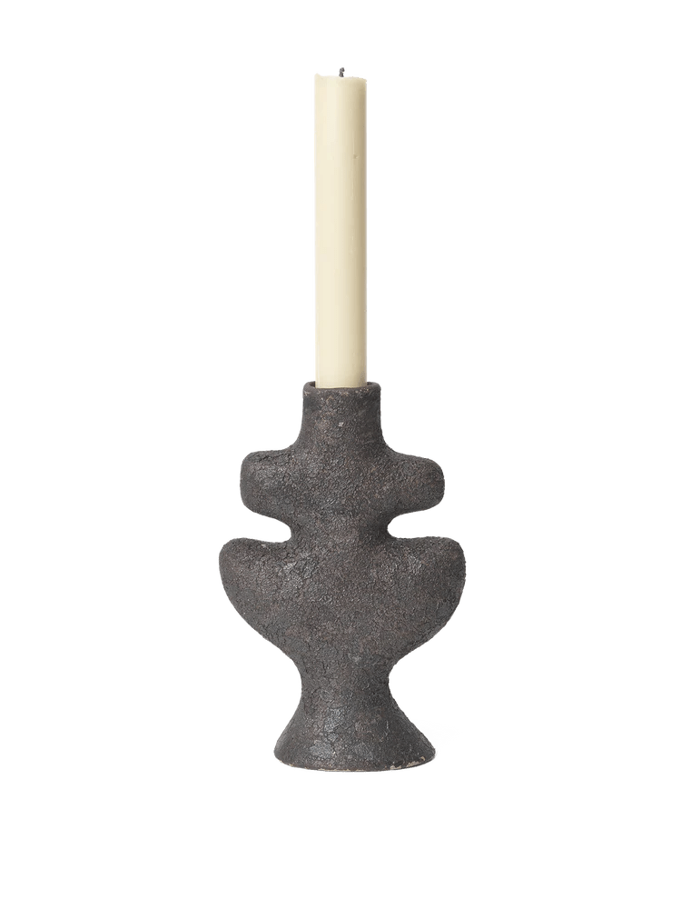 Yara Candle Holder - Small -  Rustic Iron