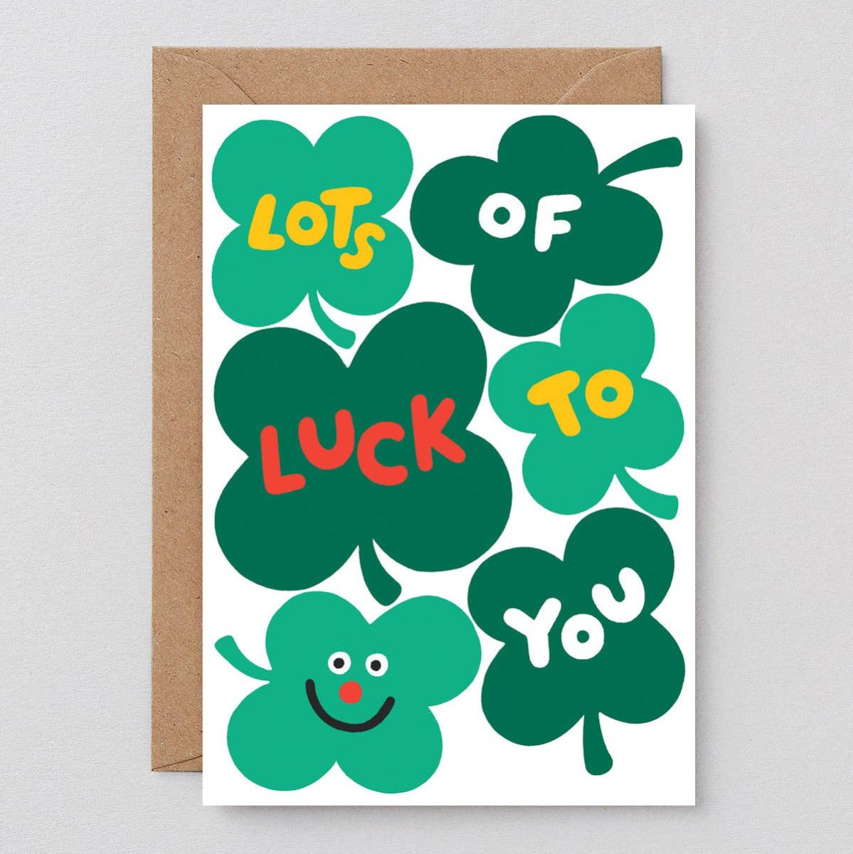 Lots Of Luck To You Greeting Card