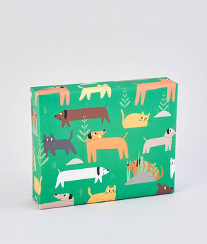 'Cats & Dogs' Gift Wrap
