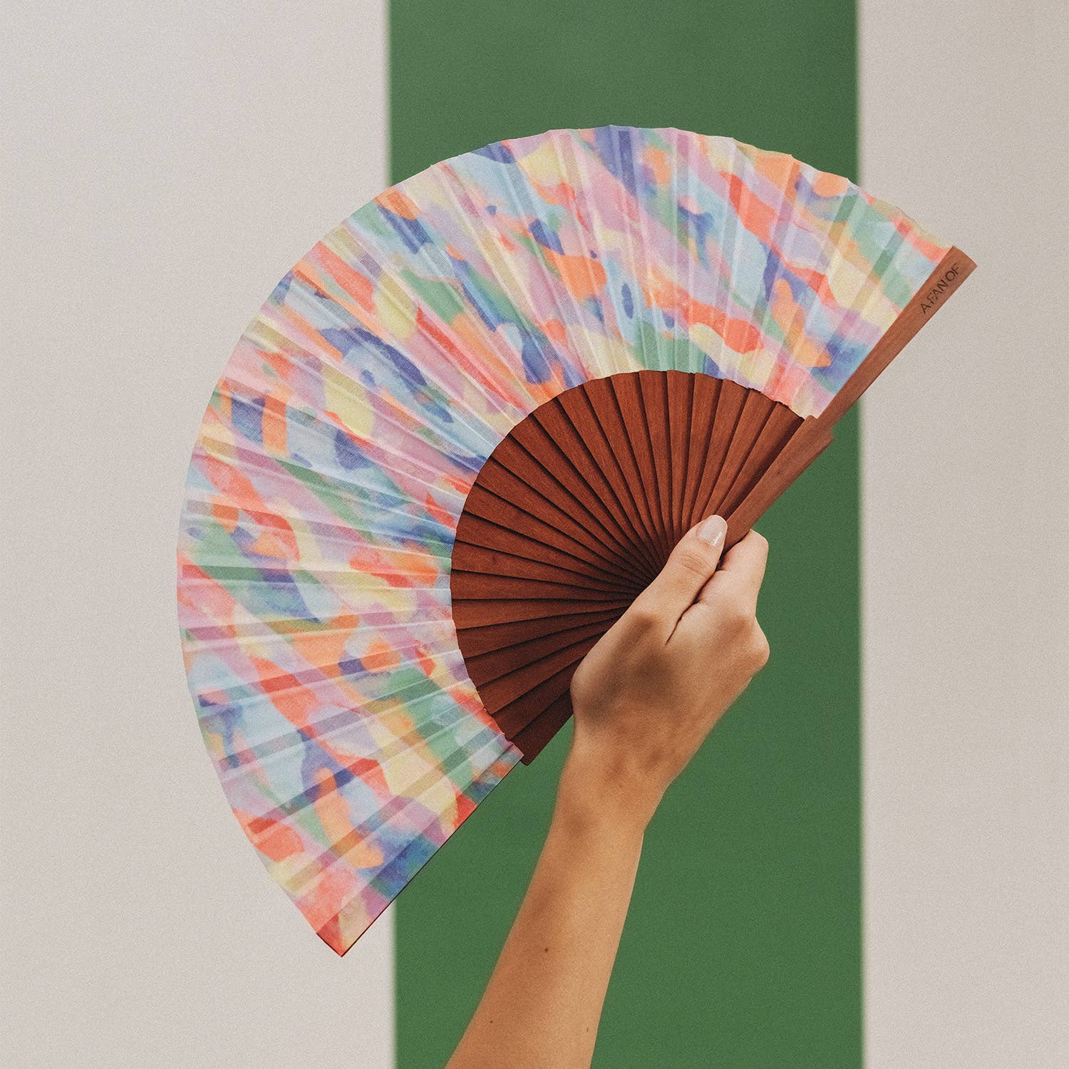 Chromatic Collage Fan