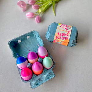 Dip Dye Eggs - Sixpack Candles