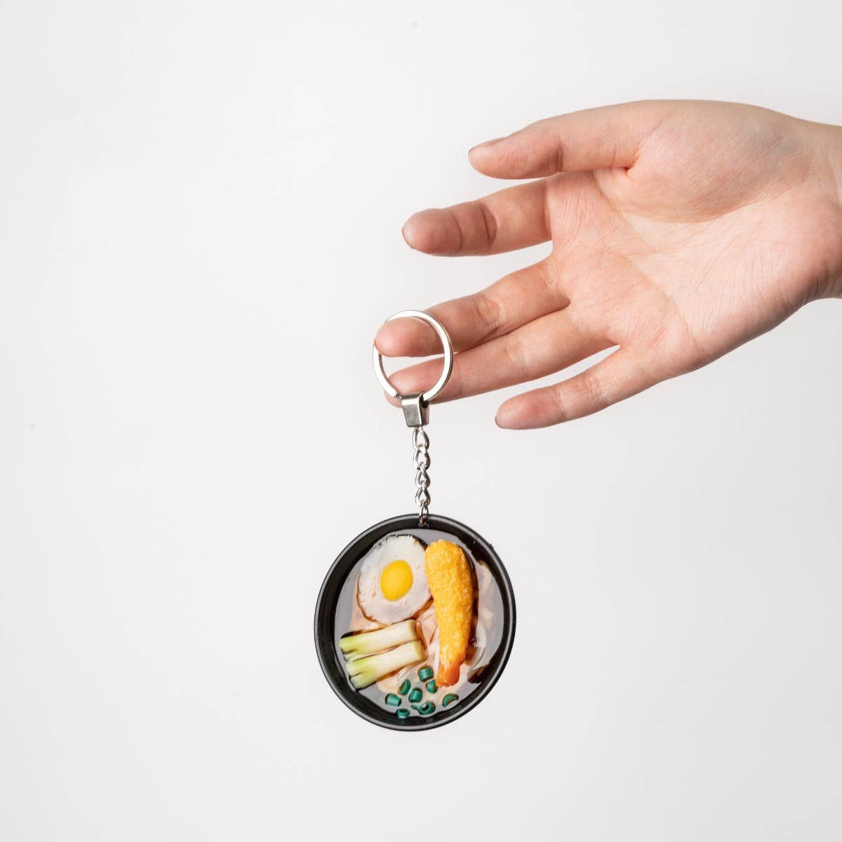 Tempura-Nudelsuppen-Schlüsselanhänger